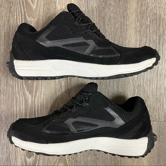 MENS ZEROTIE ROCKY RUN CHARCOAL BLACK SNEAKERS SHOES SIZE W7 - Picture 2 of 10